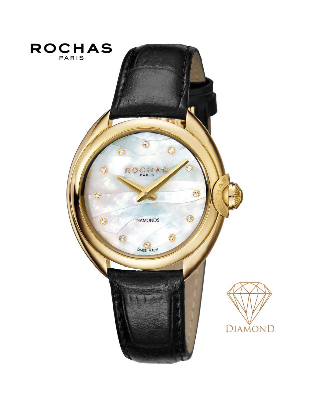 ROCHAS Ladies Diamond Watch